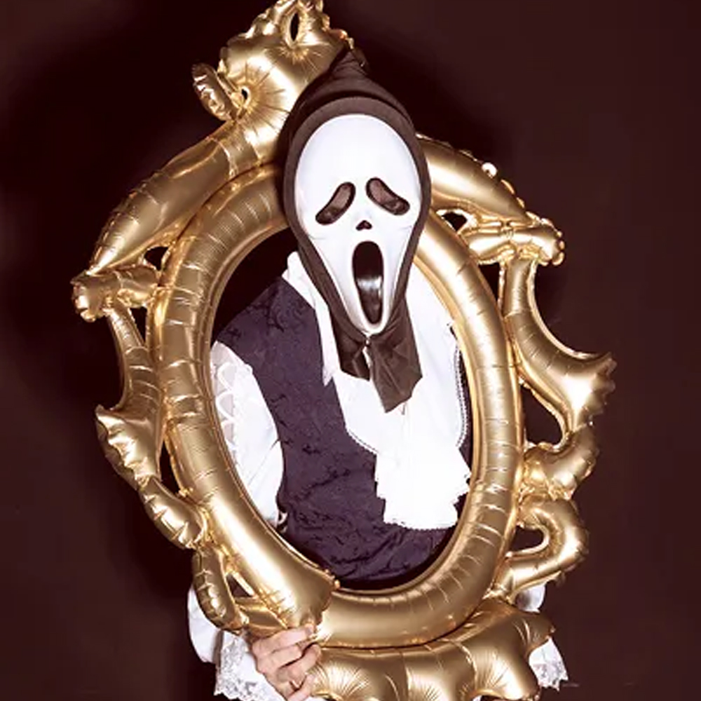 HALLOWEEN HOODED MASK 18X31CM - Image 3