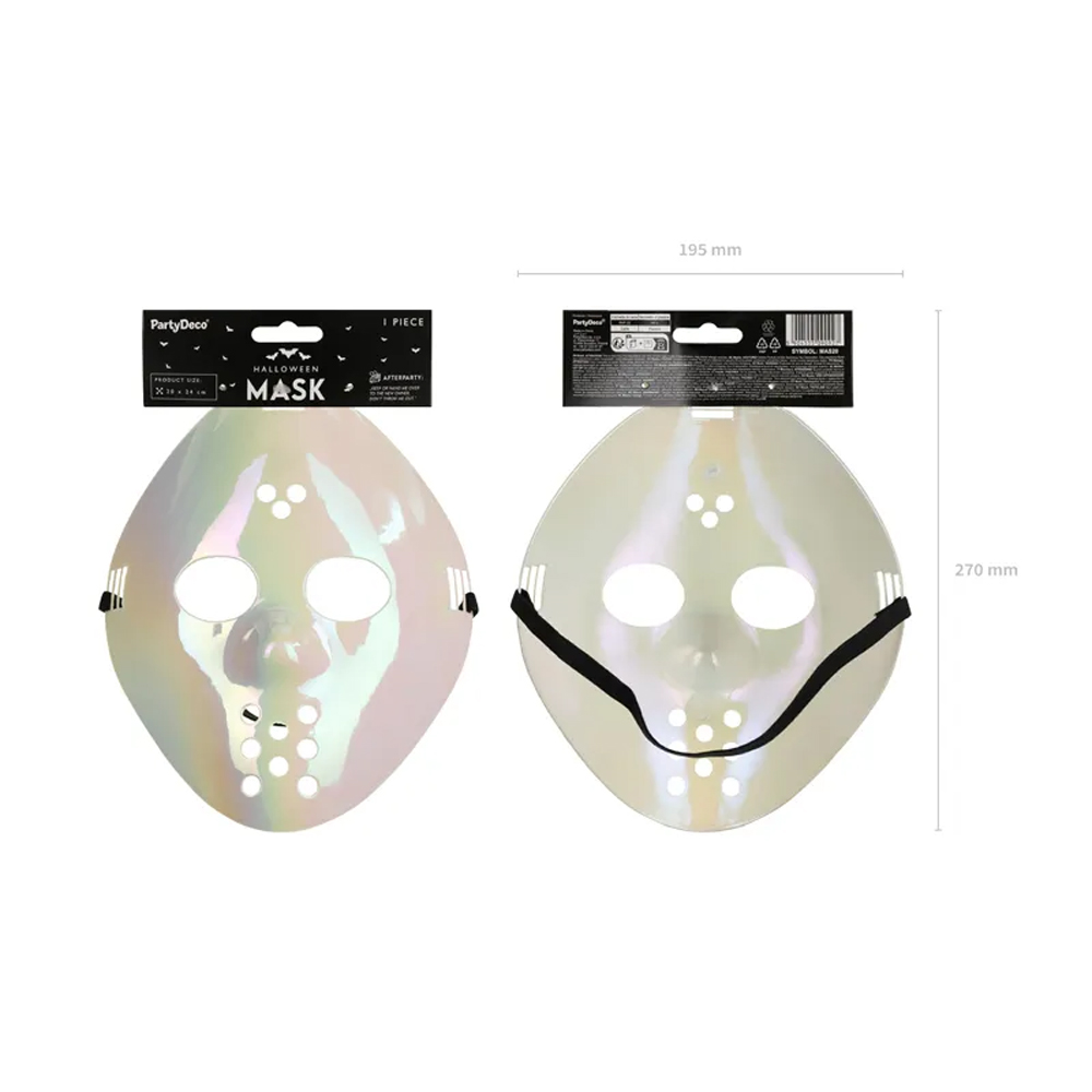 HOCKEY MASK WHITE 20X24CM - Image 4