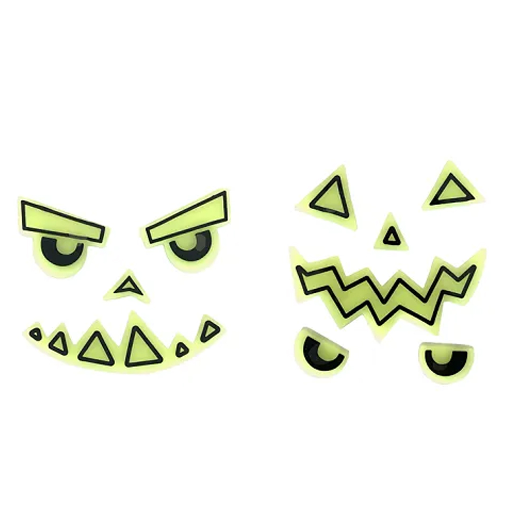 GEL PUMPKIN STICKERS 2PCS