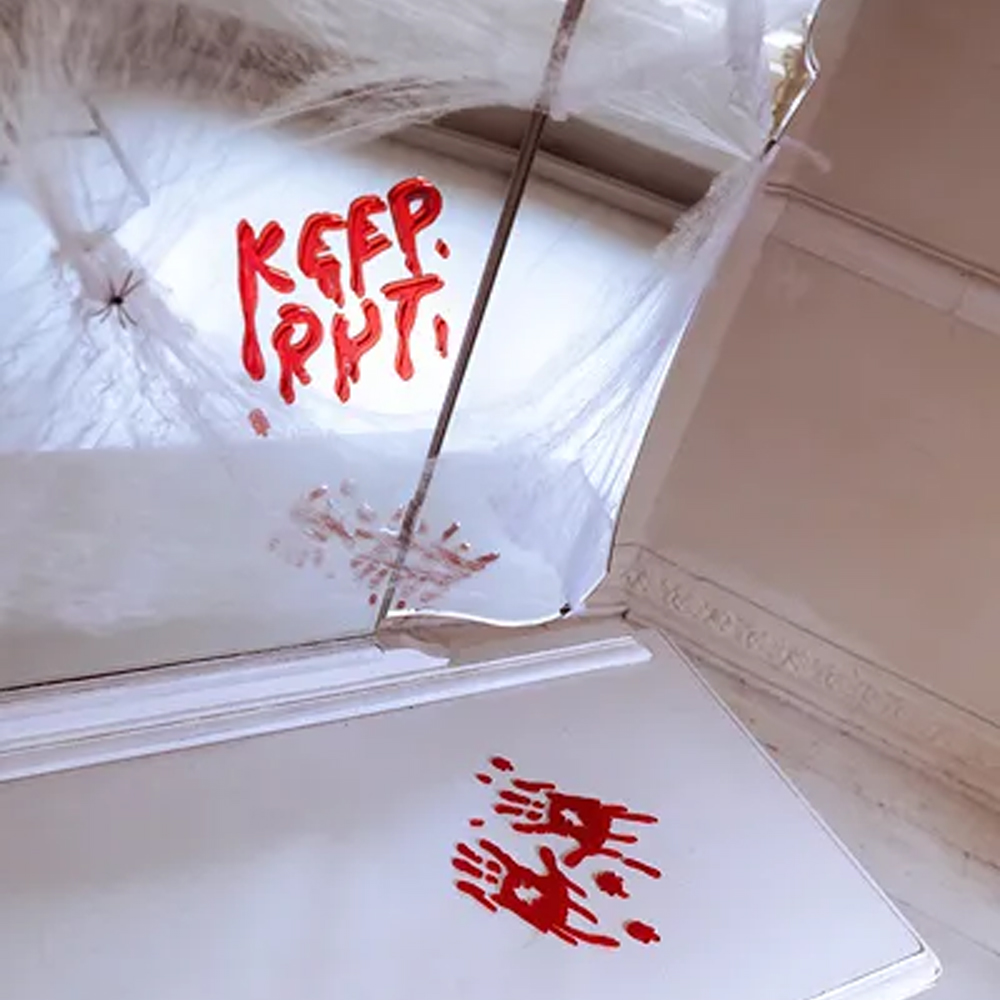GEL WINDOW STICKERS KEEP OUT RED - Image 3