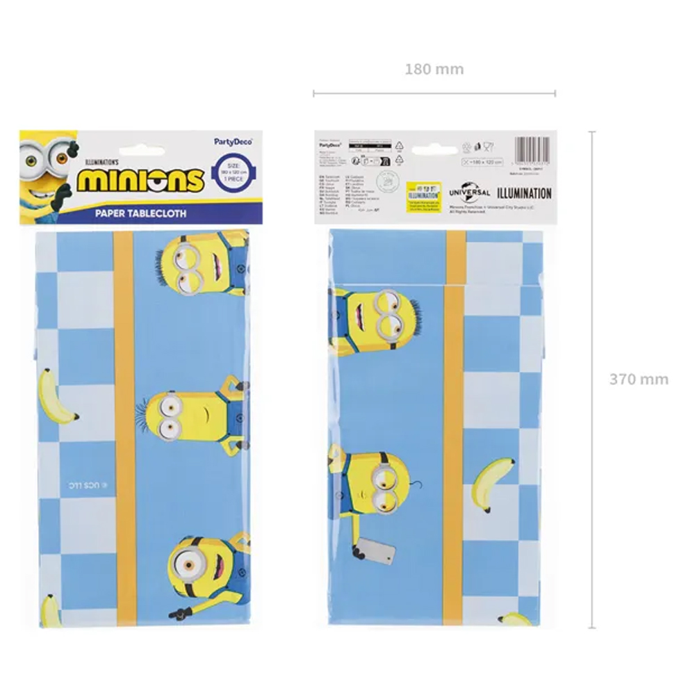 PAPER TABLECLOTH MINIONS 180X120CM - Image 4