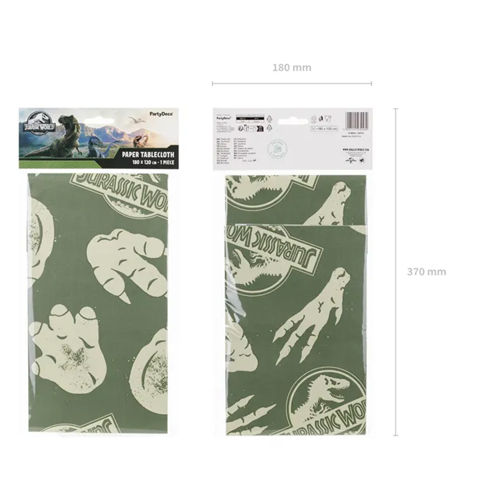 PAPER TABLECLOTH JURASSIC WORLD 180X120CM - Image 4