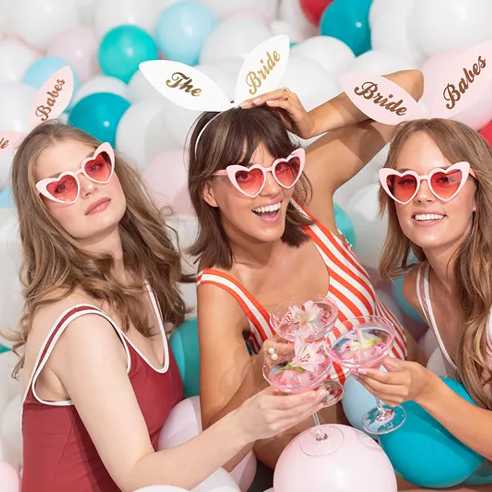 HEADBANDS BRIDE SQUAD 15X29CM 6PCS - Image 3