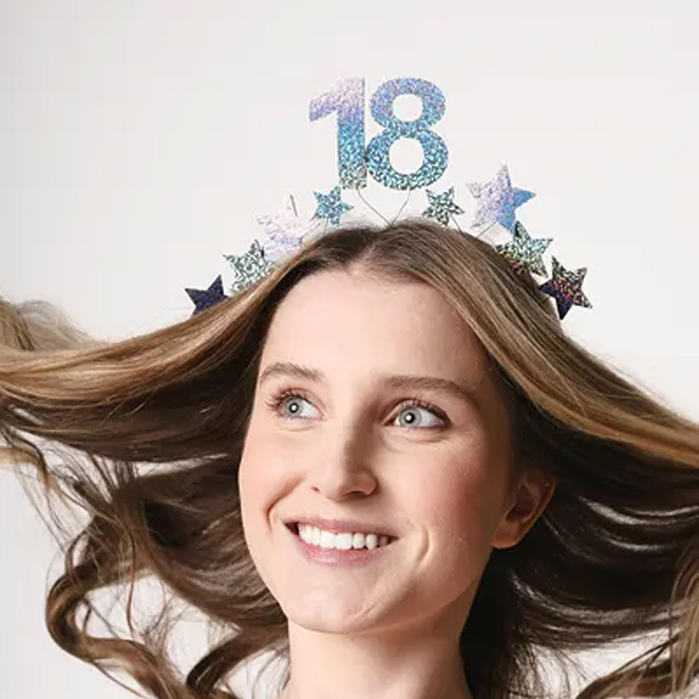 HEADBAND WITH STARS SILVER - Image 3