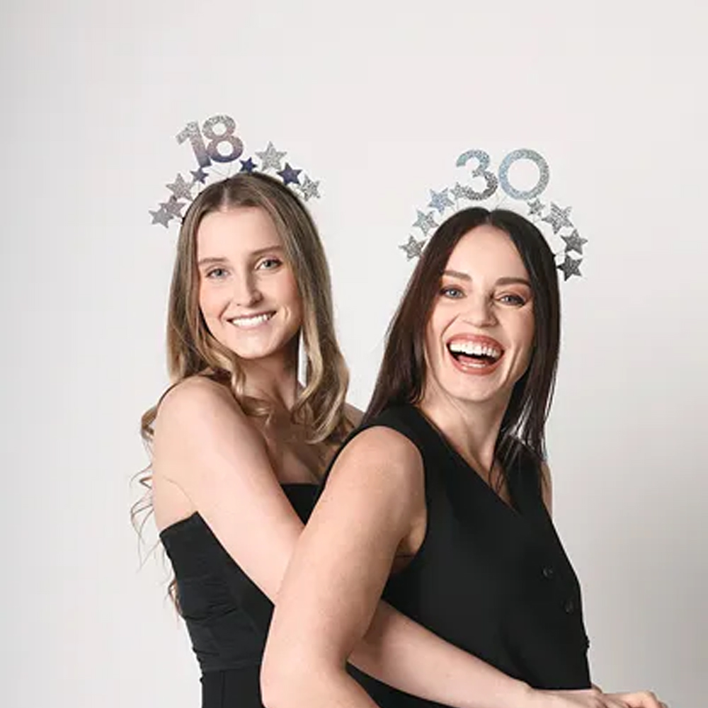 HEADBAND WITH STARS SILVER - Image 2