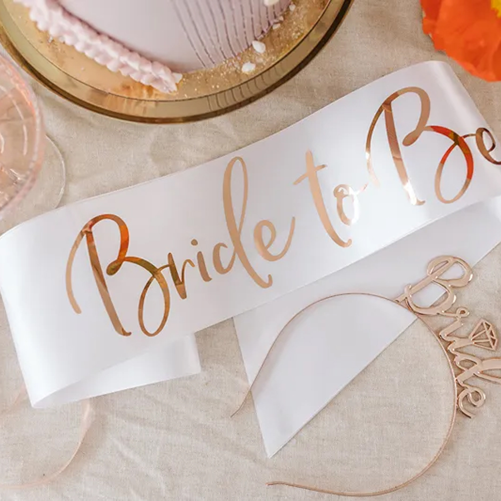 HEADBAND BRIDE ROSE GOLD - Image 2