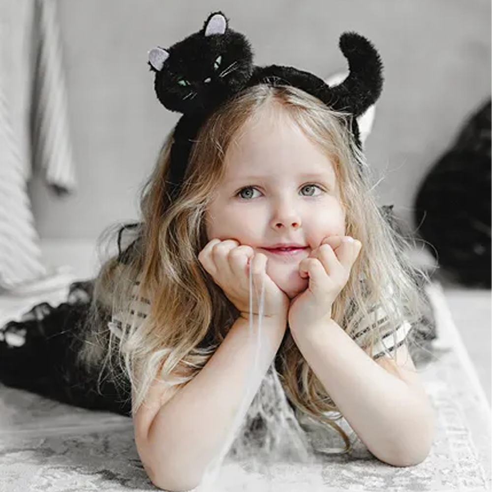 CAT HEADBAND BLACK 23.5X18CM - Image 4