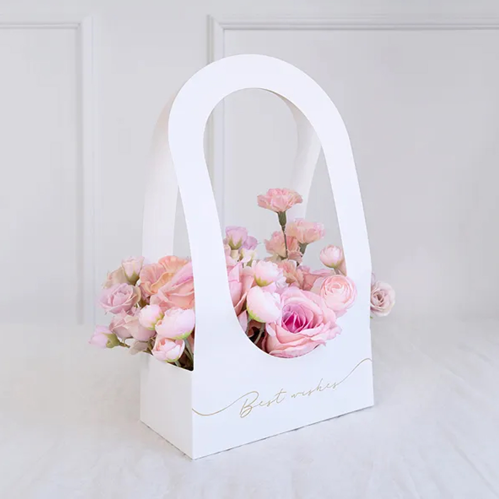 FLOWERBOX WHITE 21.6X11.7X38.5CM - Image 2