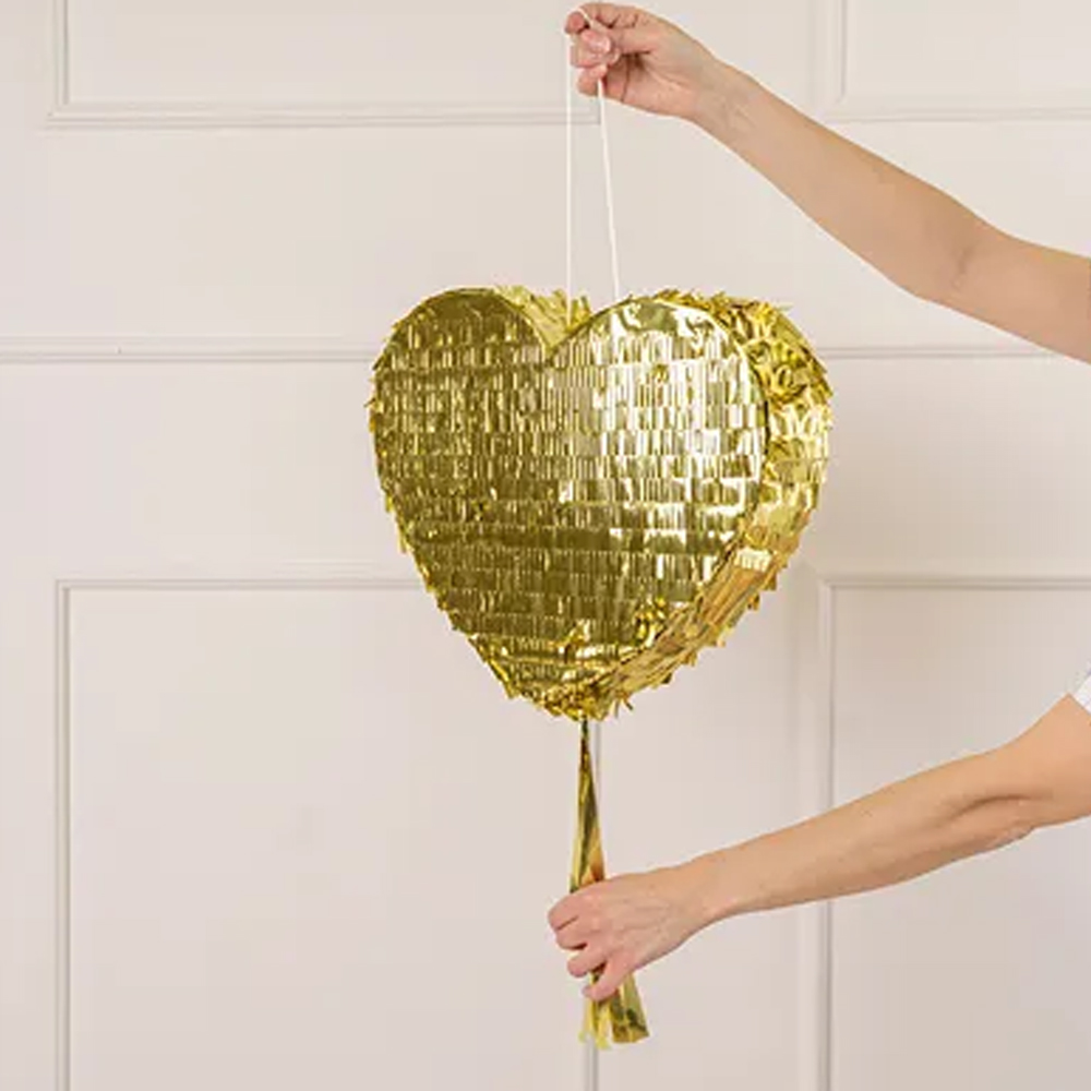 FOLDABLE PINATA LOVE HEART 36X32X10CM - Image 2