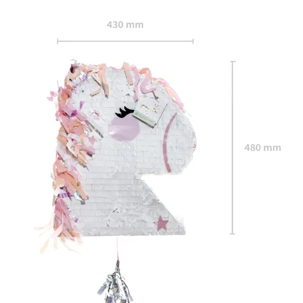 FOLDABLE PINATA - UNICORN HEAD 41X48X10CM - Image 3