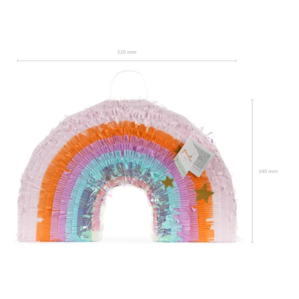 FOLDABLE PINATA RAINBOW 50X33X10CM - Image 5
