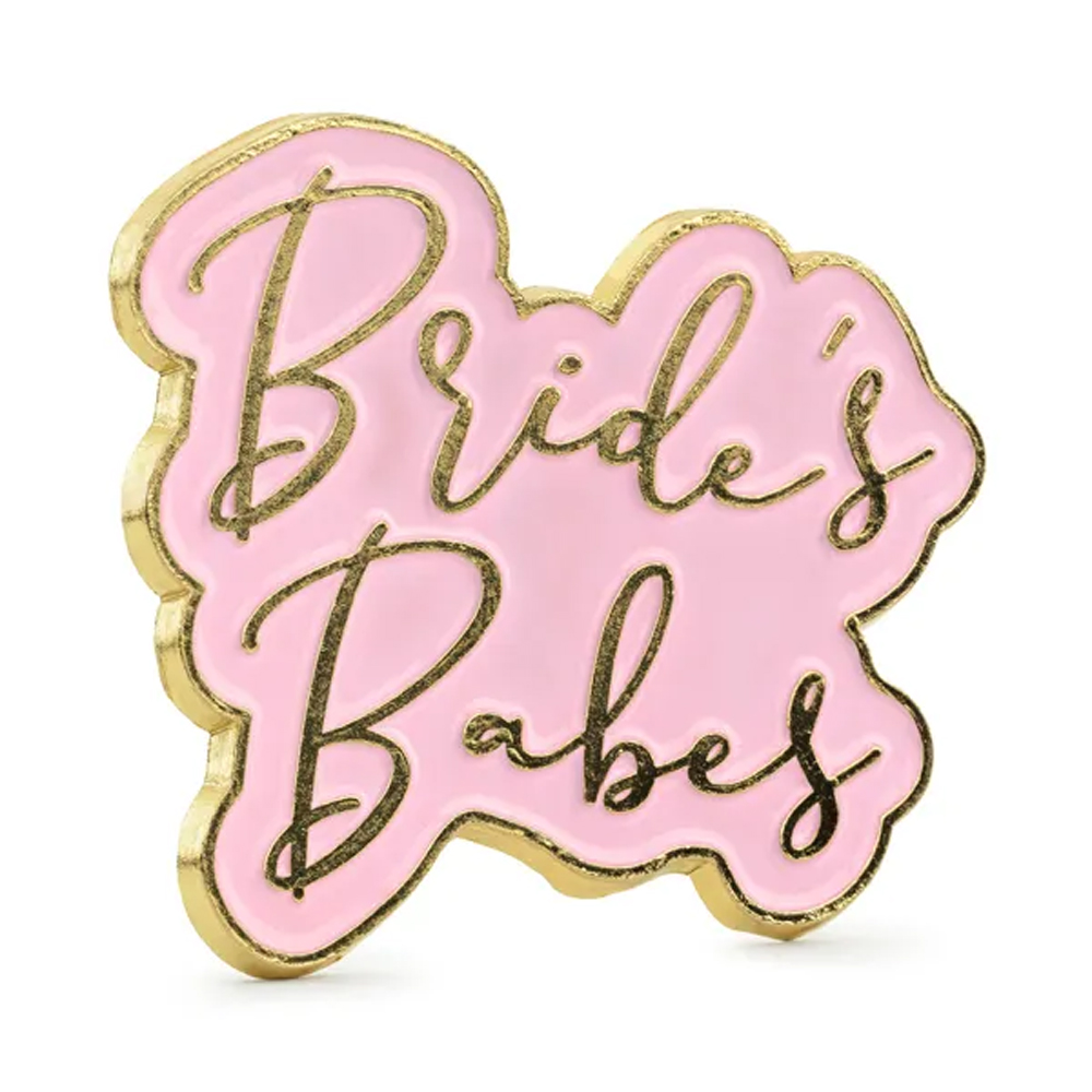 ENAMEL PIN BRIDE'S BABES 3.5X3CM