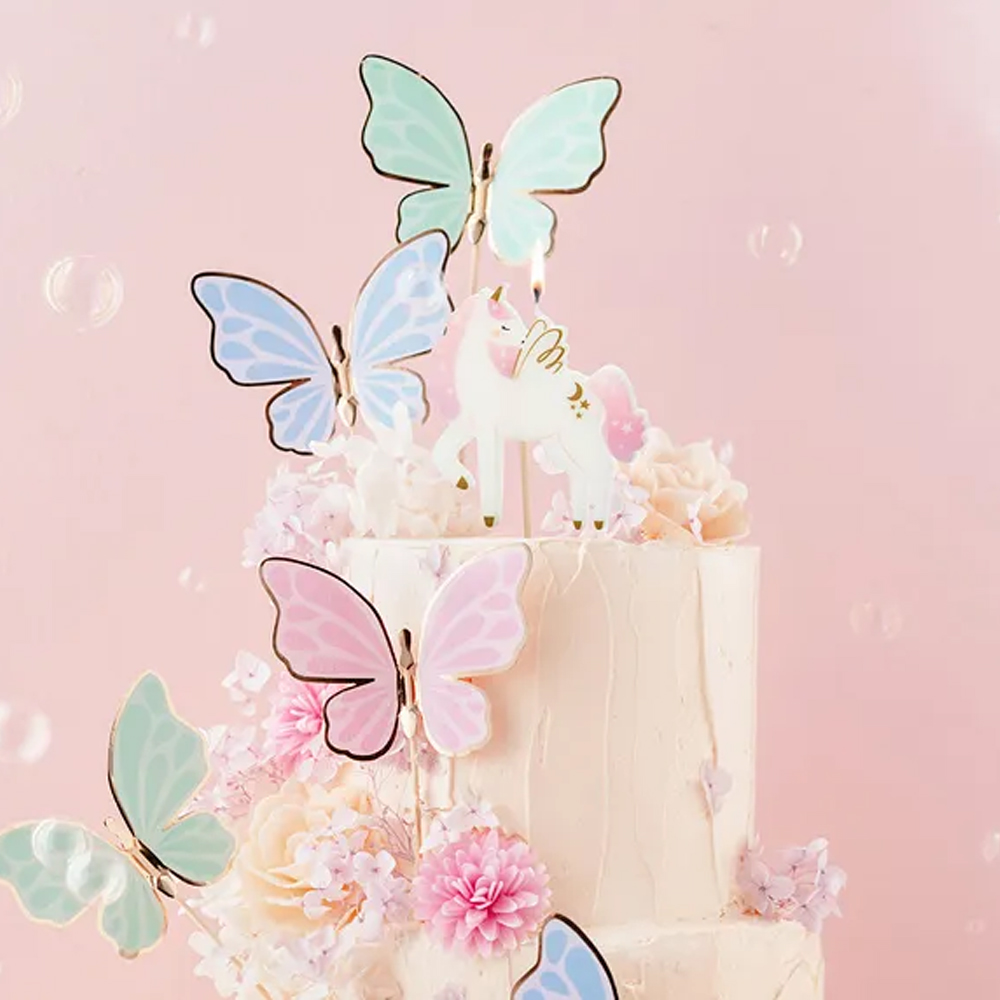 BIRTHDAY CANDLE UNICORN 9CM - Image 3