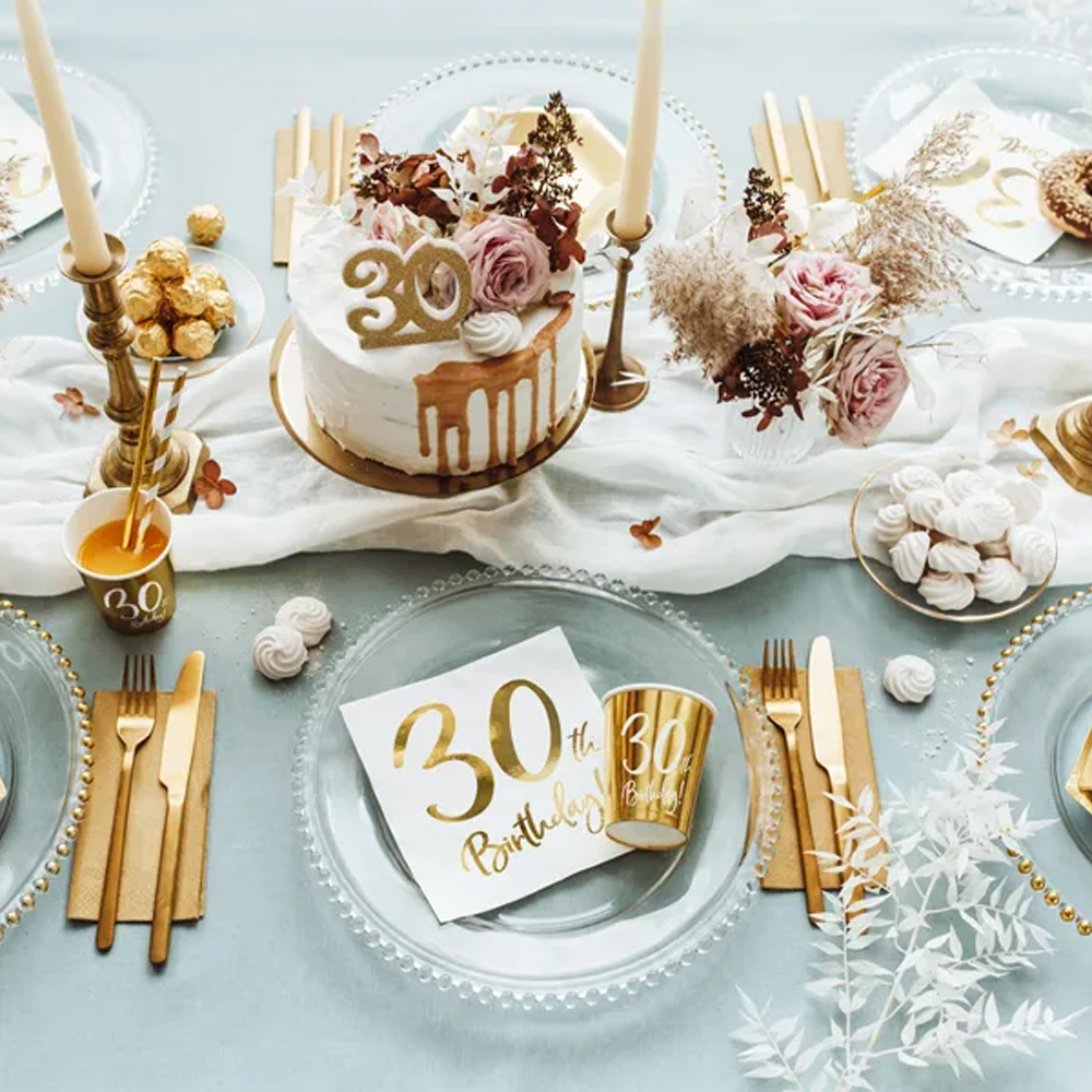 BIRTHDAY CANDLE NUMBER GOLD 7.5CM - Image 7