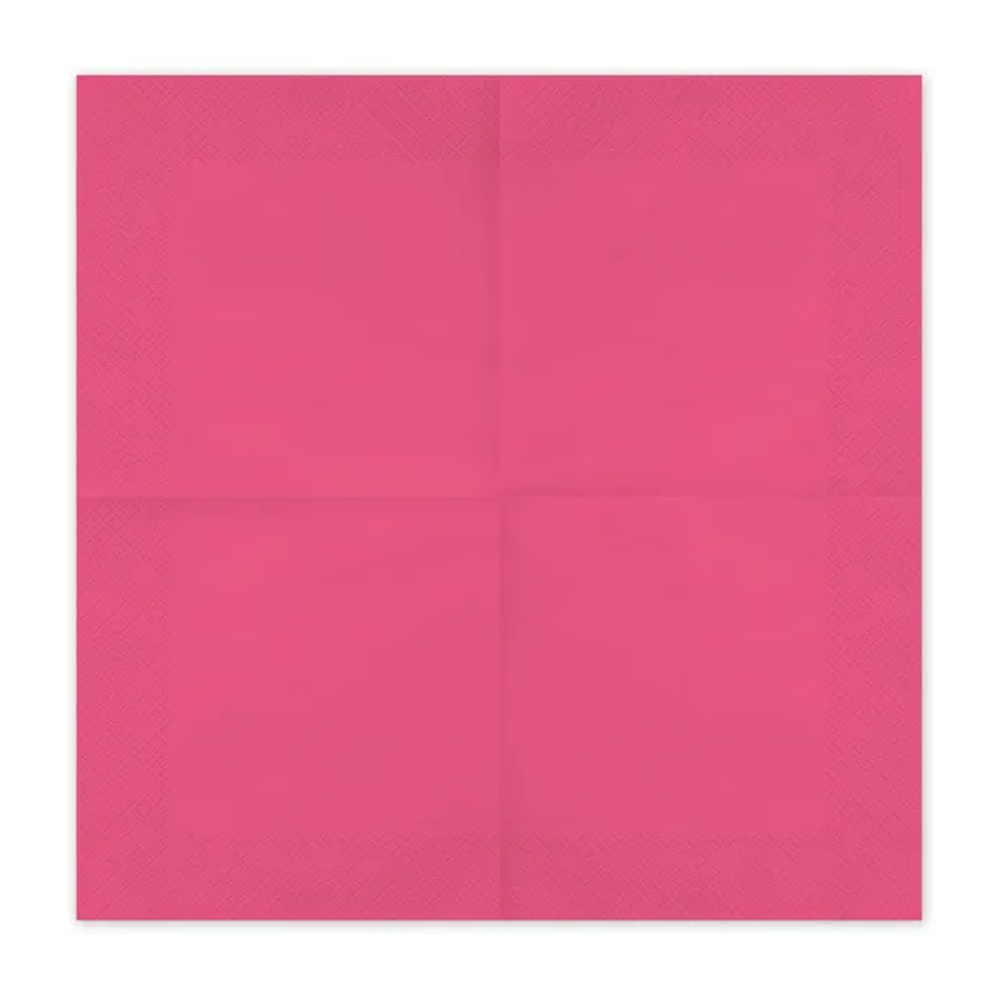 PAPER NAPKINS DARK PINK 33X33CM 20PCS - Image 3