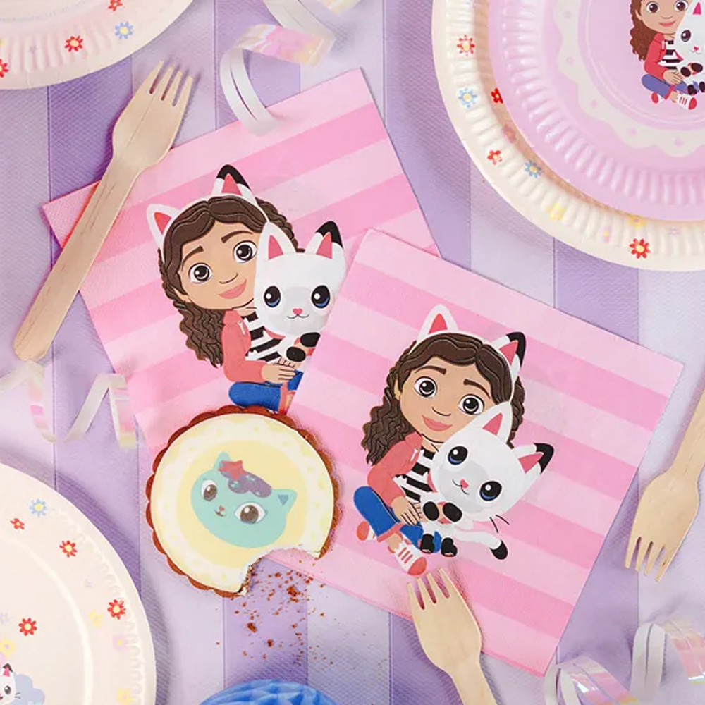 NAPKINS GABBY'S DOLLHOUSE 33X33 20PCS - Image 2