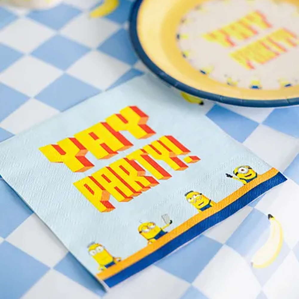 NAPKINS MINIONS 33X33CM 20PCS - Image 2