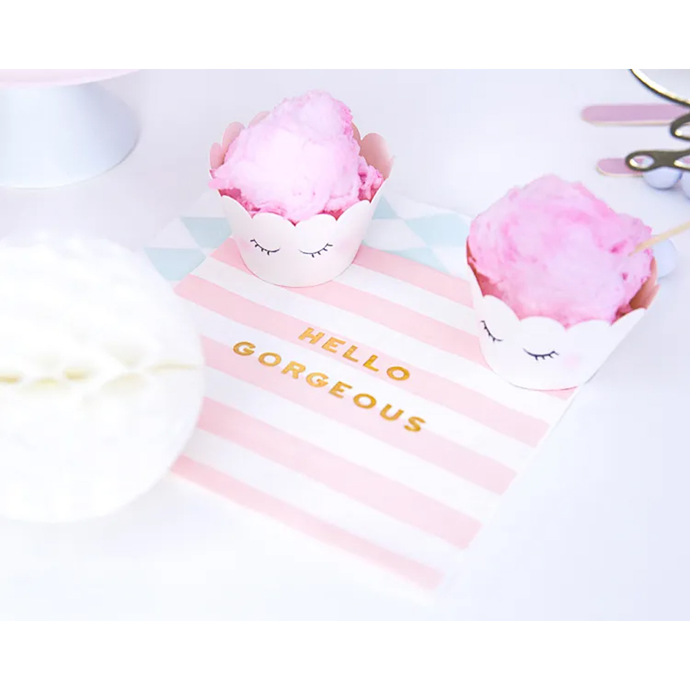 NAPKINS YUMMY - HELLO GORGEOUS LIGHT PINK 33X33CM 20PCS - Image 2