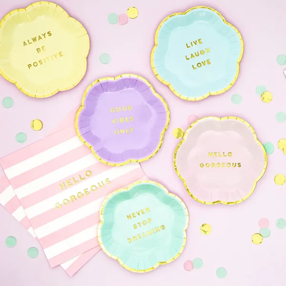 NAPKINS YUMMY - HELLO GORGEOUS LIGHT PINK 33X33CM 20PCS - Image 3