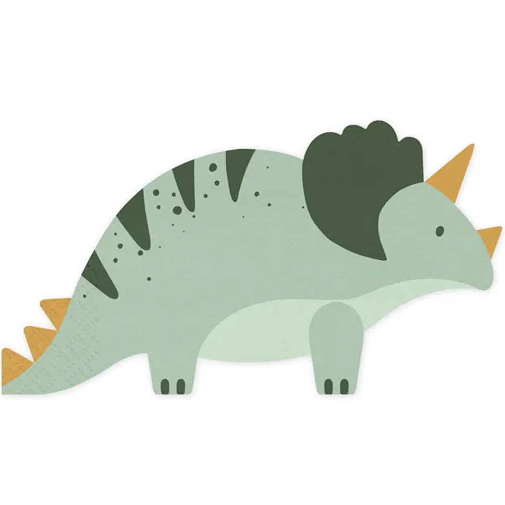 NAPKINS TRICERATOPS 18X10CM 12PCS