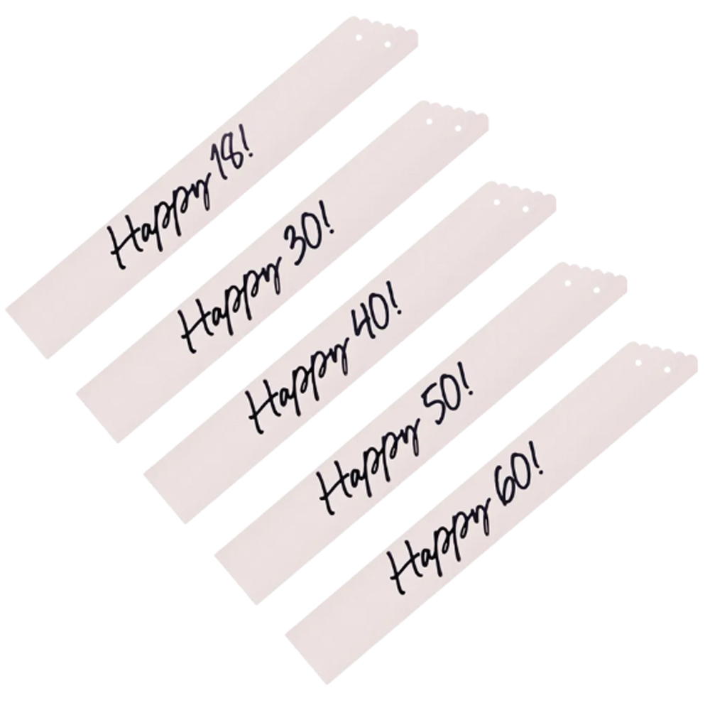 HAPPY SASH CREAM 76CM