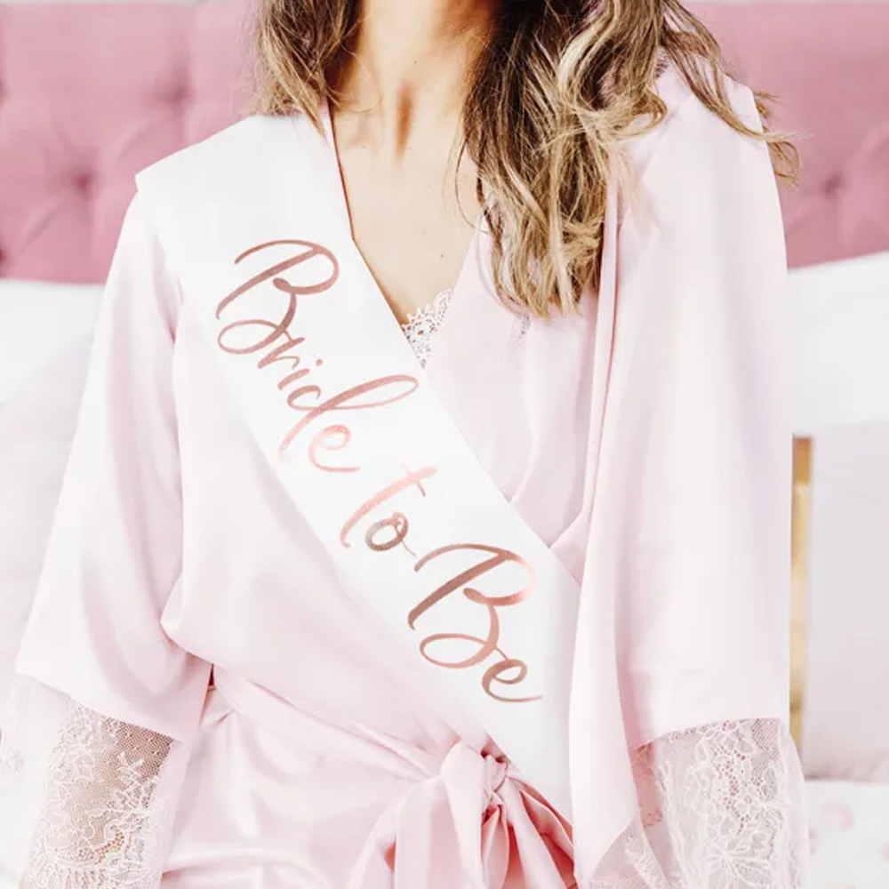 BRIDE TO BE SASH 75CM - Image 3