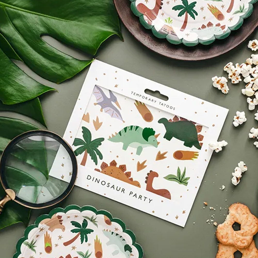 TEMPORARY TATTOOS DINOSAURS 13PCS - Image 2