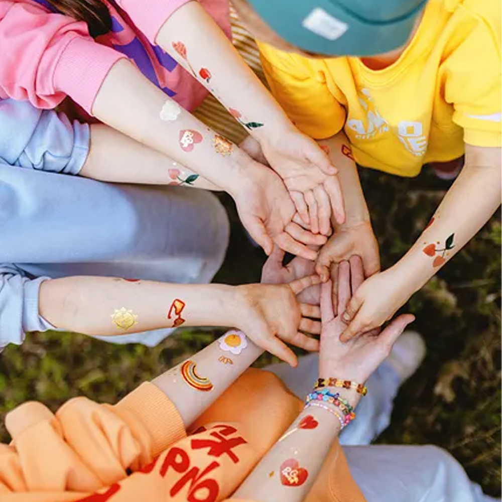 TEMPORARY TATTOOS DAISY 14PCS - Image 2