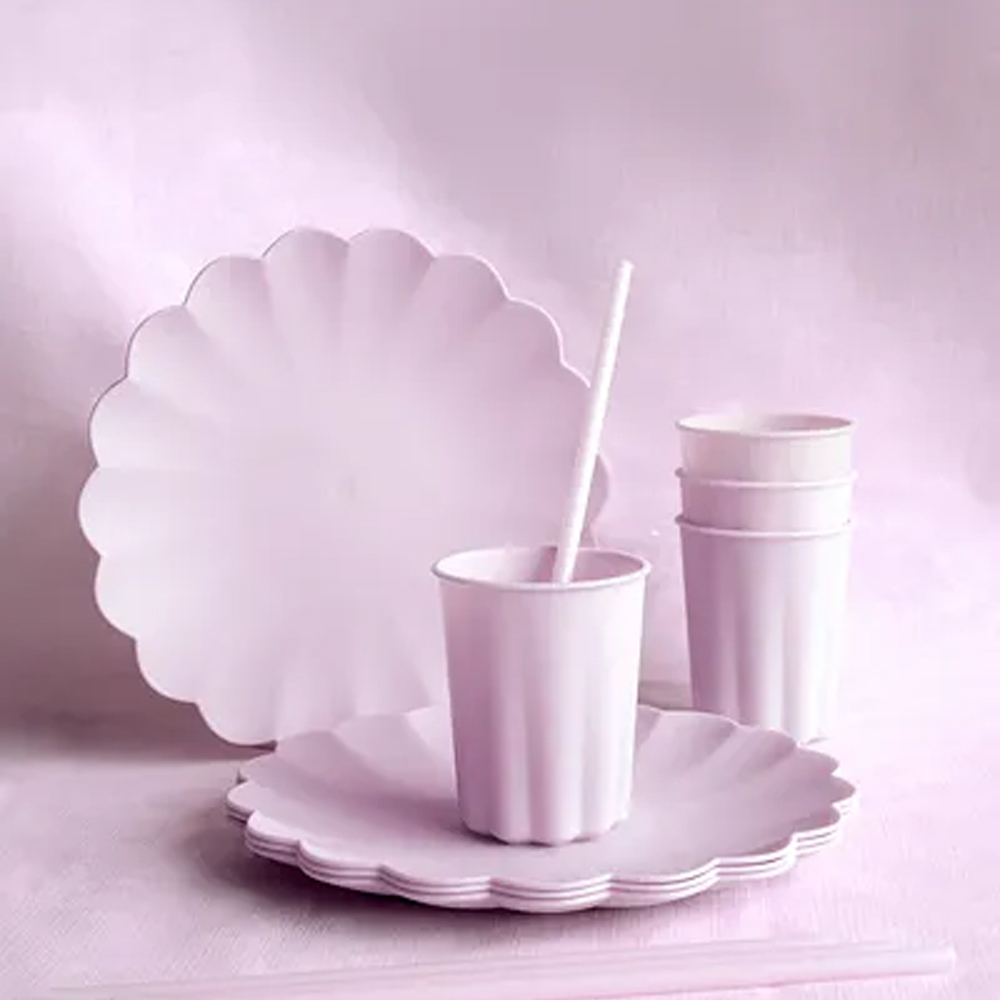PLASTIC PLATES FRILL 22X22CM 4PCS - Image 6