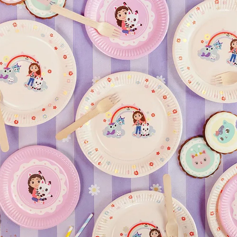 PAPER PLATES GABBY'S DOLLHOUSE MIX 23CM 6PCS - Image 2