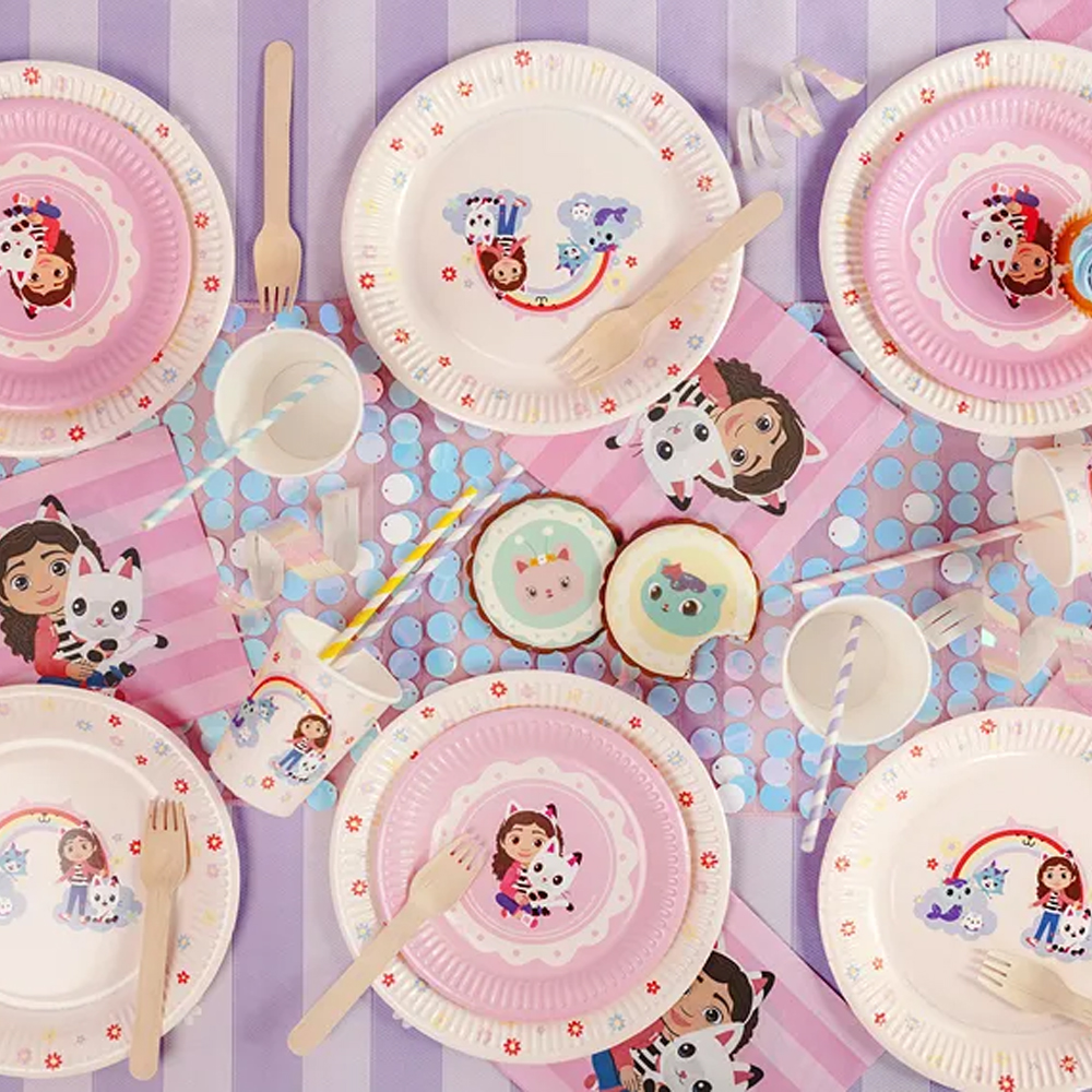 PAPER PLATES GABBY'S DOLLHOUSE MIX 18CM 6PCS - Image 5