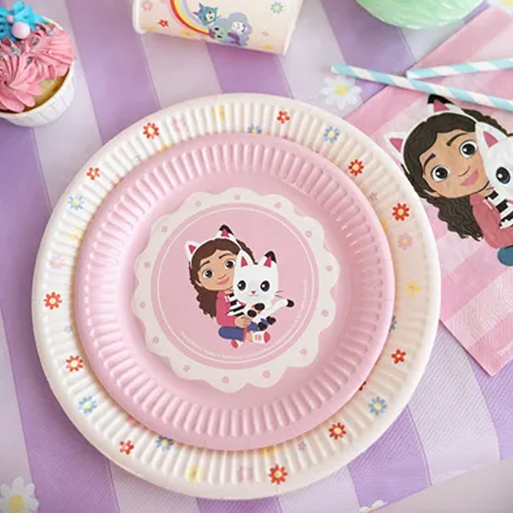 PAPER PLATES GABBY'S DOLLHOUSE MIX 18CM 6PCS - Image 2