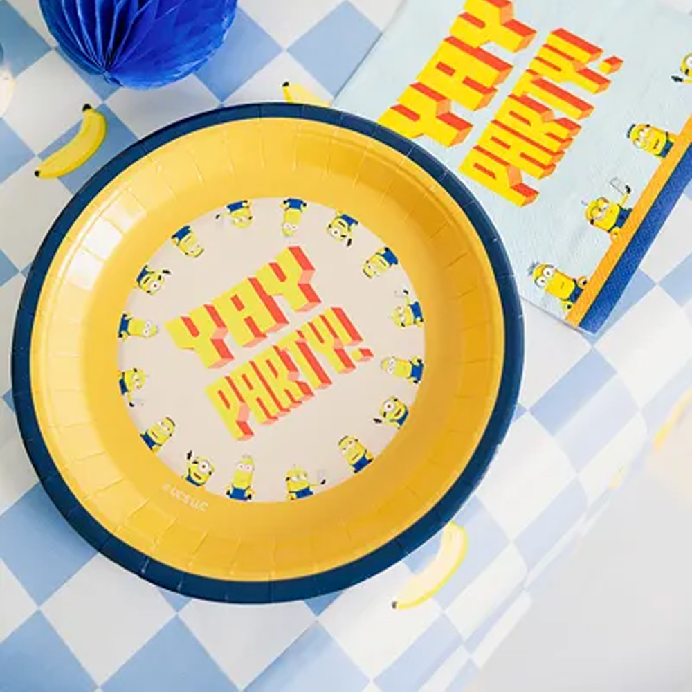 PAPER PLATES MINIONS 23CM 6PCS - Image 2