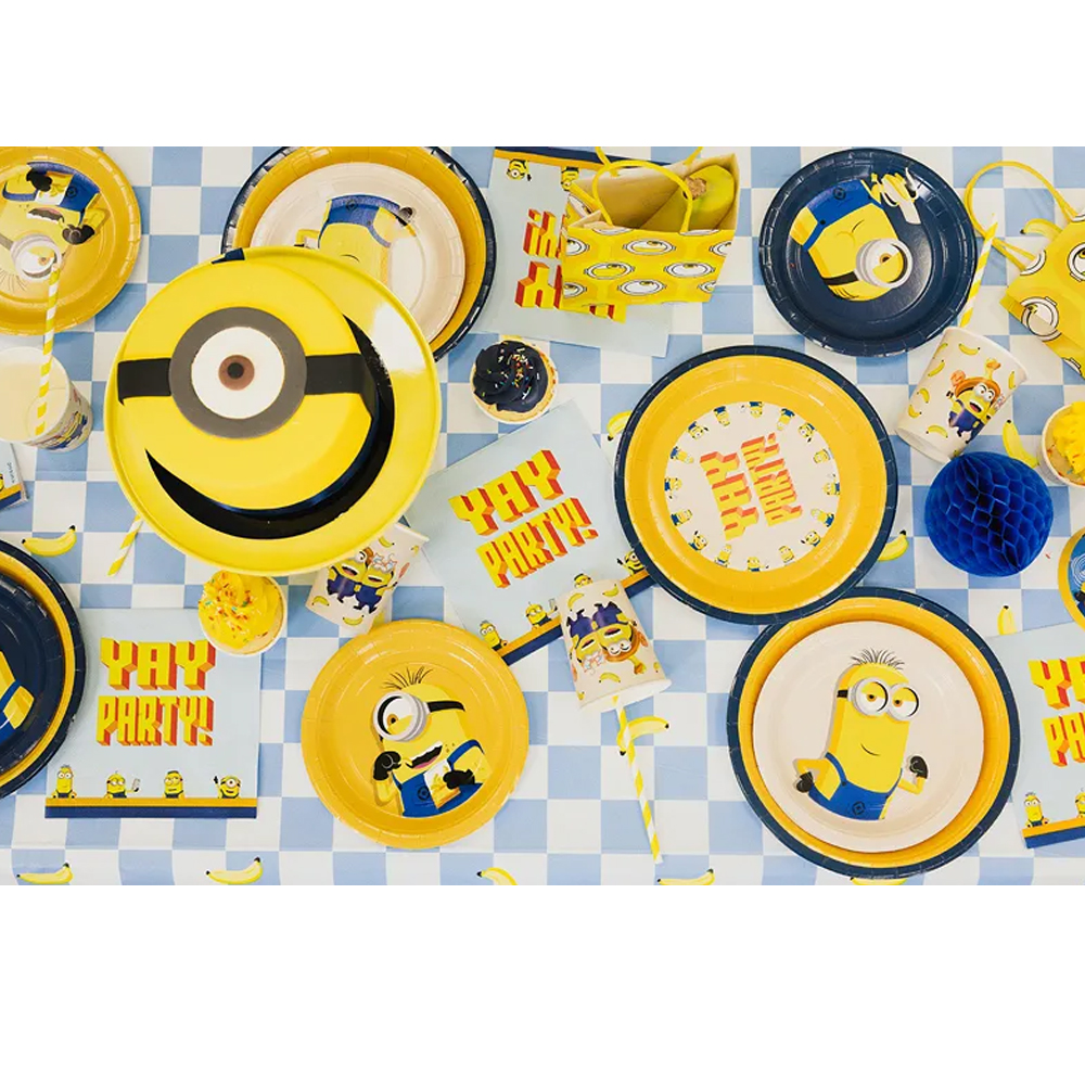 PAPER PLATES MINIONS 18CM 6PCS - Image 3
