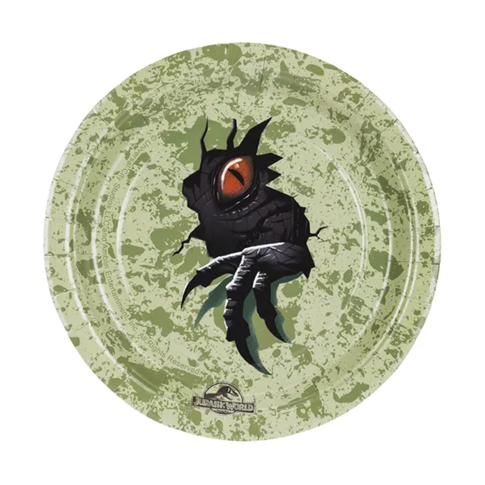 PAPER PLATES JURASSIC WORLD 18CM 6PCS