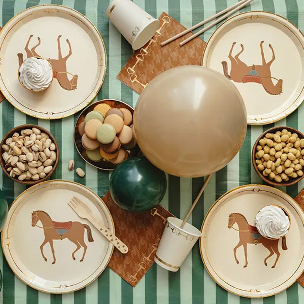 PLATES HORSE MIX 23CM 6PCS - Image 3