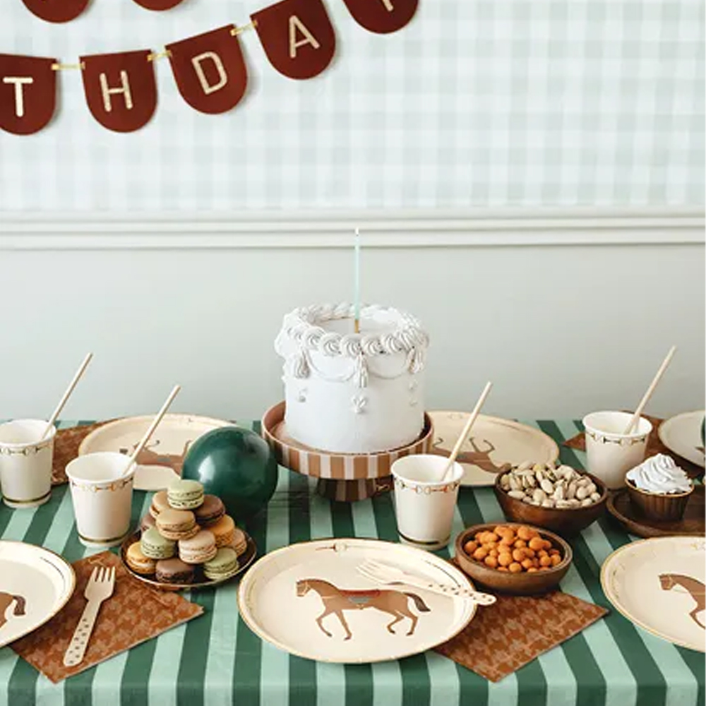 PLATES HORSE MIX 23CM 6PCS - Image 2