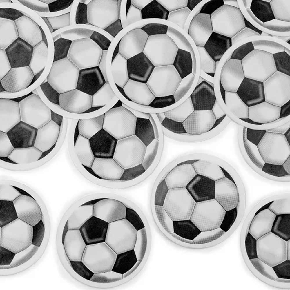 CONFETTI CANNON WITH FOOTBALLS MIX 40CM - Image 2