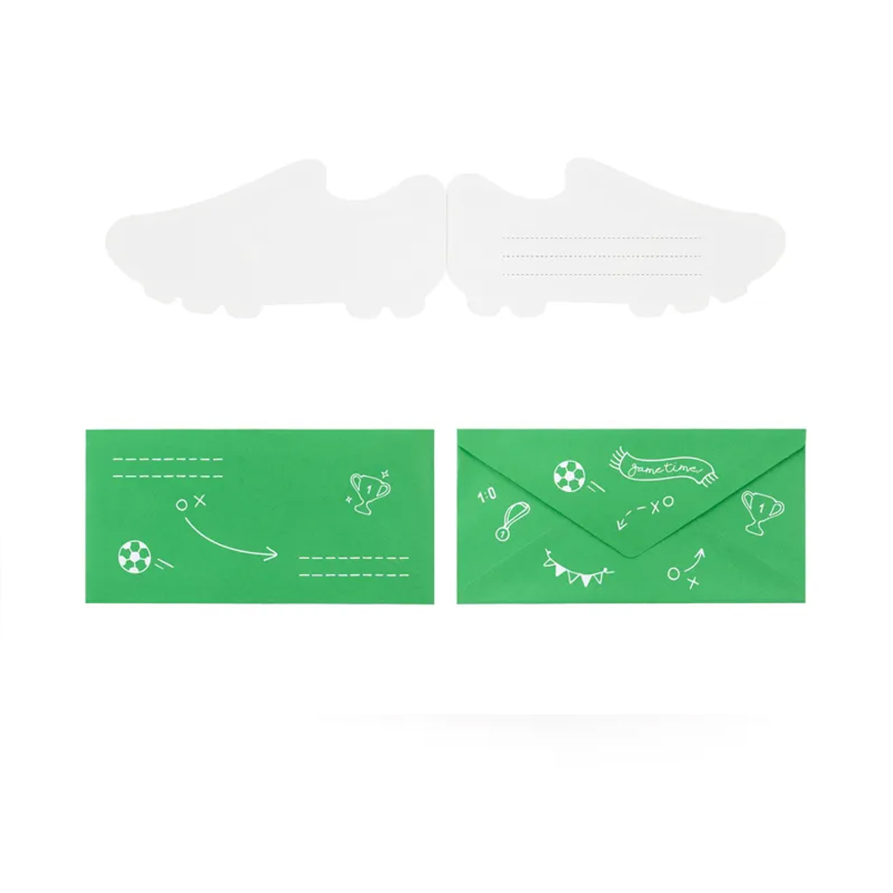 INVITATIONS FOOTBALL - SHOE MIX 6PCS - Image 4