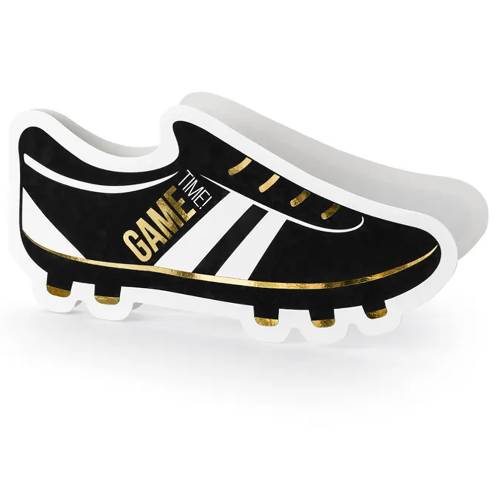 INVITATIONS FOOTBALL - SHOE MIX 6PCS