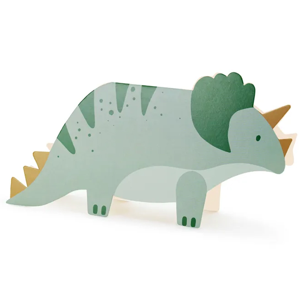 INVITATIONS TRICERATOPS 6PCS