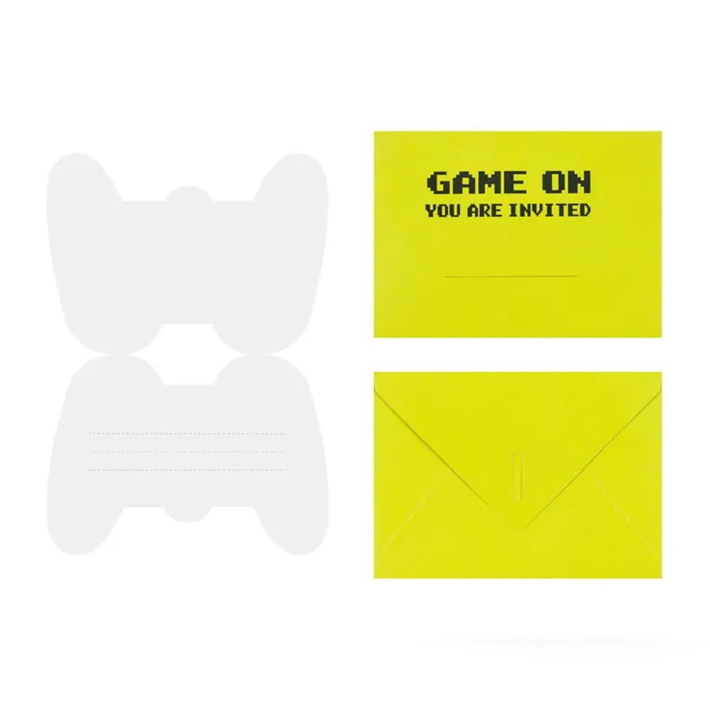 INVITATIONS GAMEPAD 6PCS - Image 3