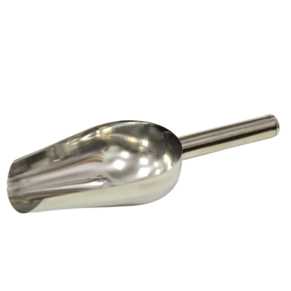 METAL SCOOP SILVER 19X9CM