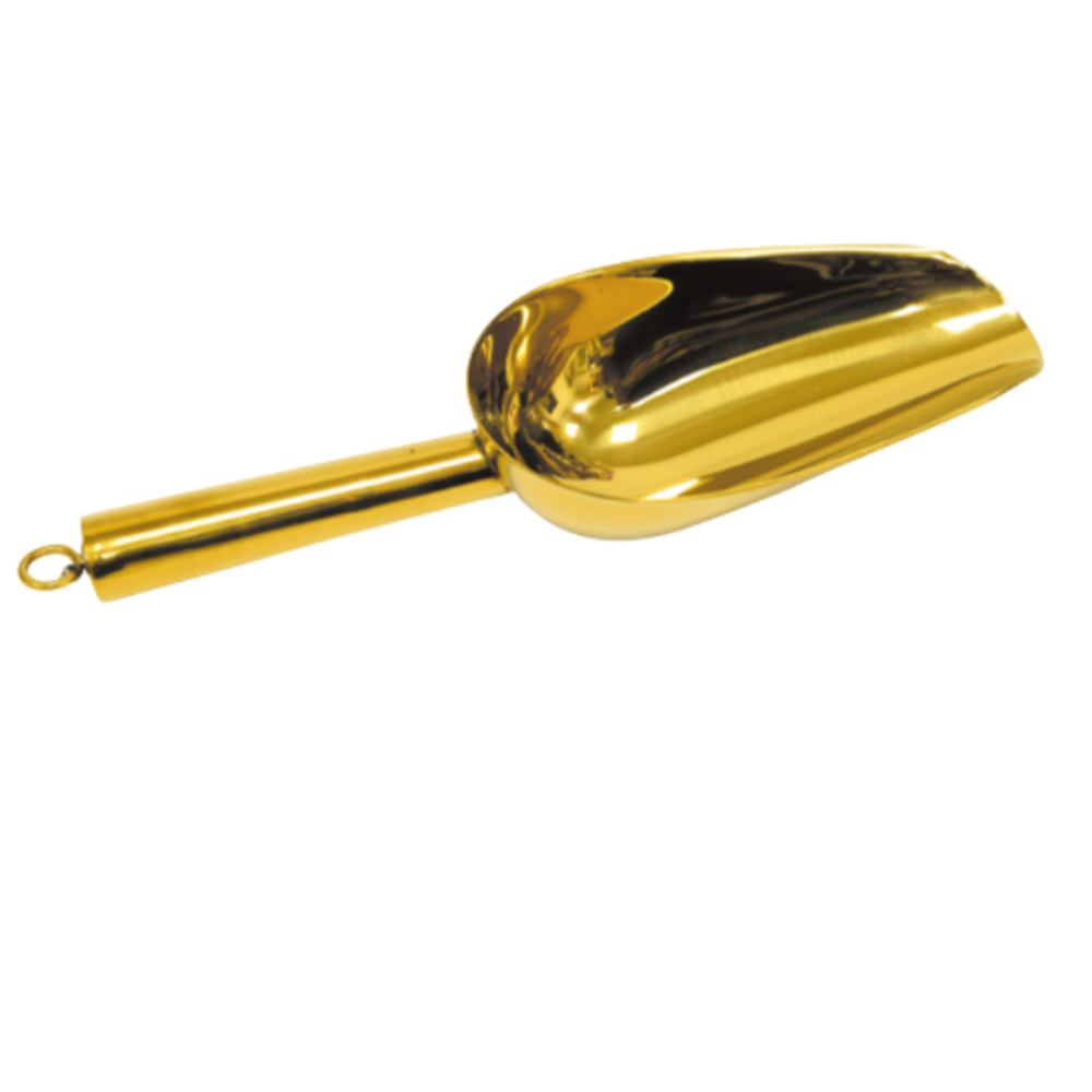 METALLIC SCOOP GOLD 6.8X22CM
