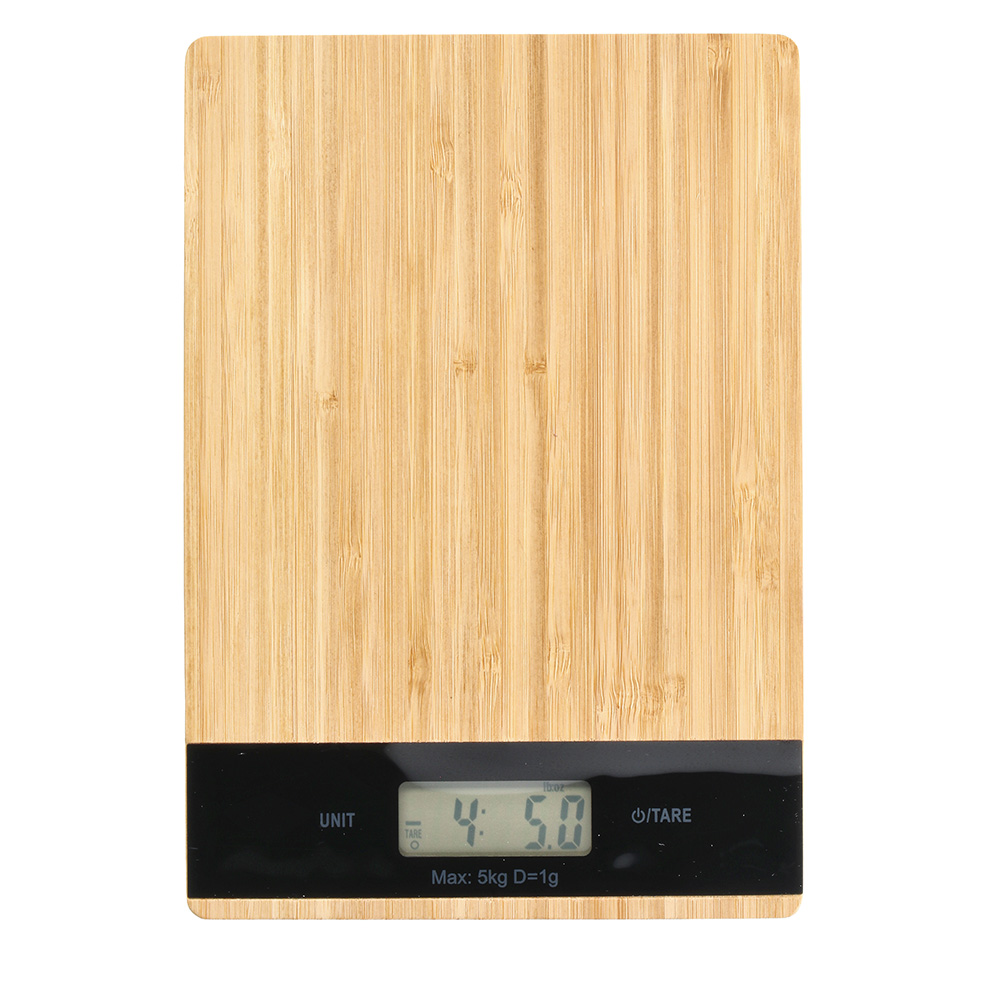 KITCHEN SCALE 5KG 21.5X15X1.5CM