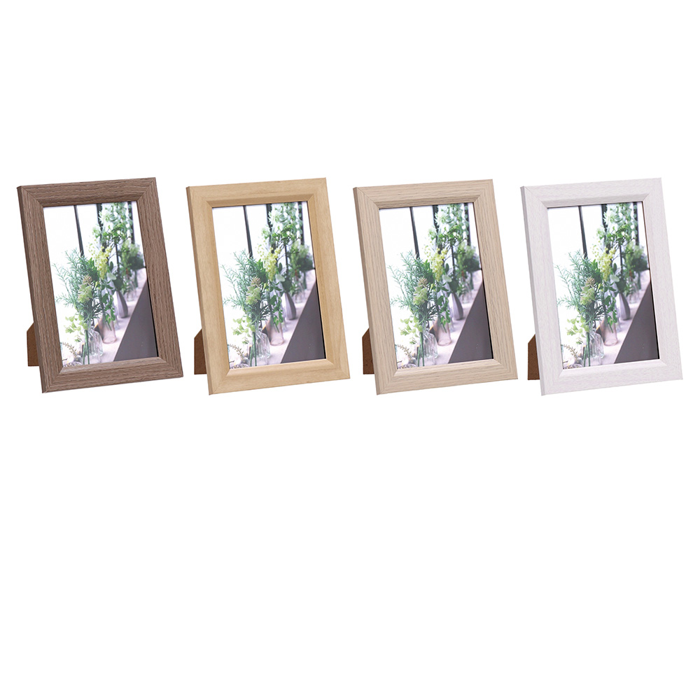 MDF PHOTO FRAME FINN ASSORTED 4 COLOURS 10X15CM