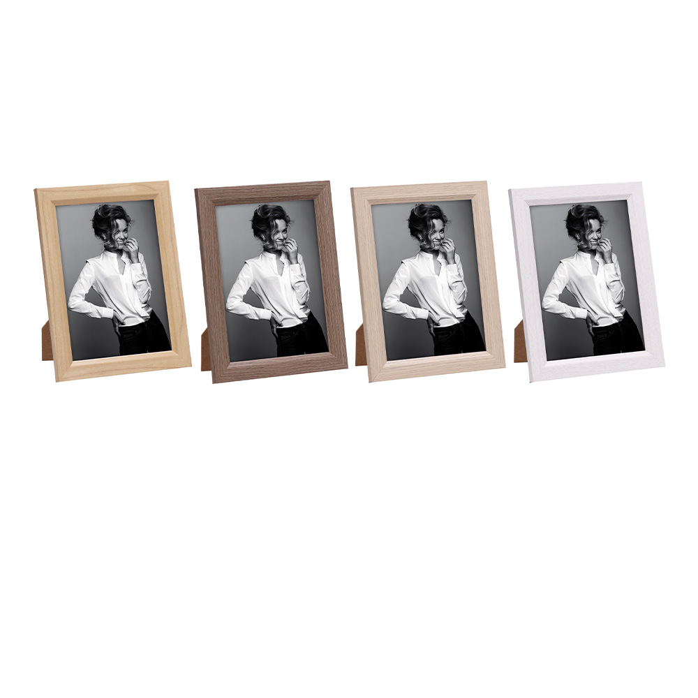 MDF PHOTO FRAME FINN ASSORTED 4 COLOURS 13X18CM