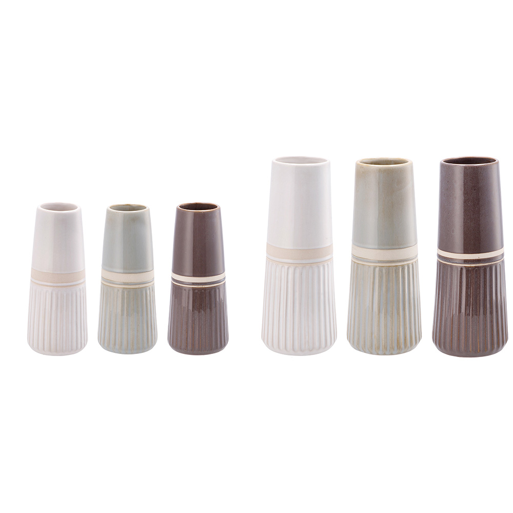 CERAMIC VASE BENNY ASSORTED 3 COLOURS