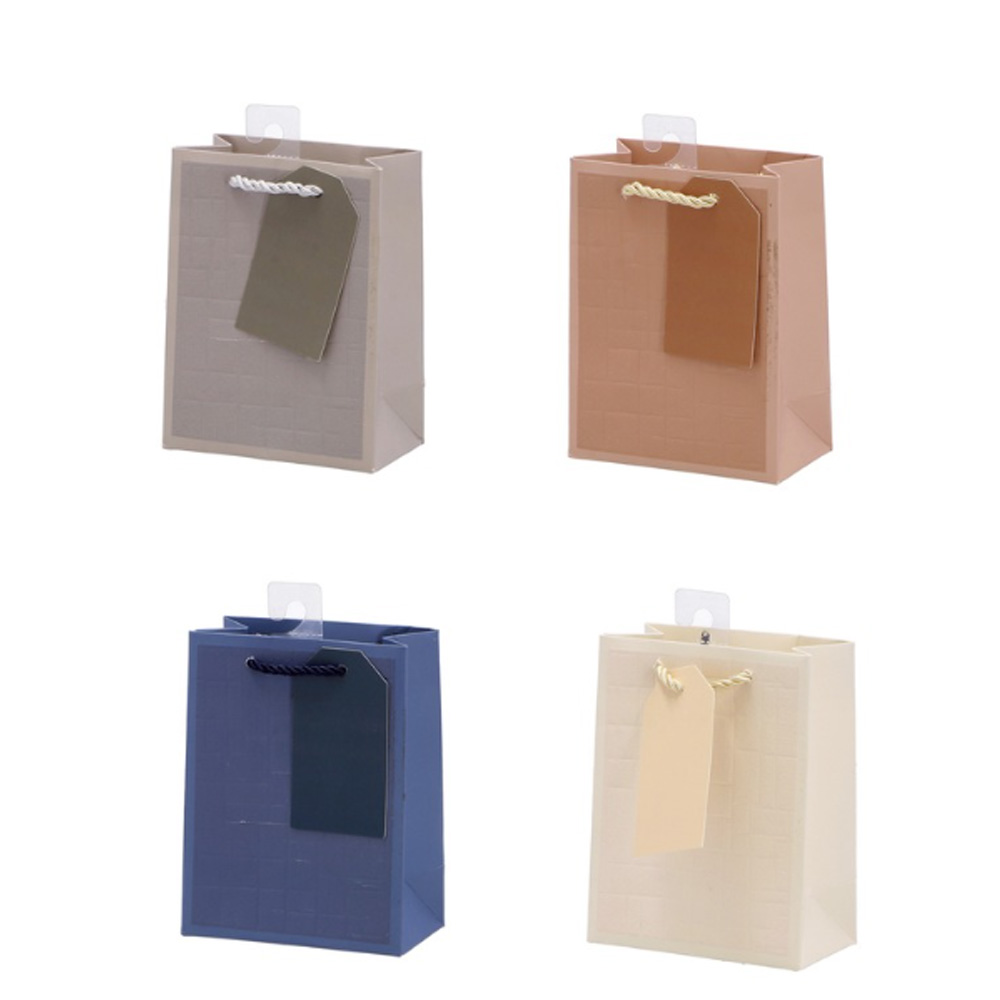 PAPER BAG ASSORTED 4 COLOURS