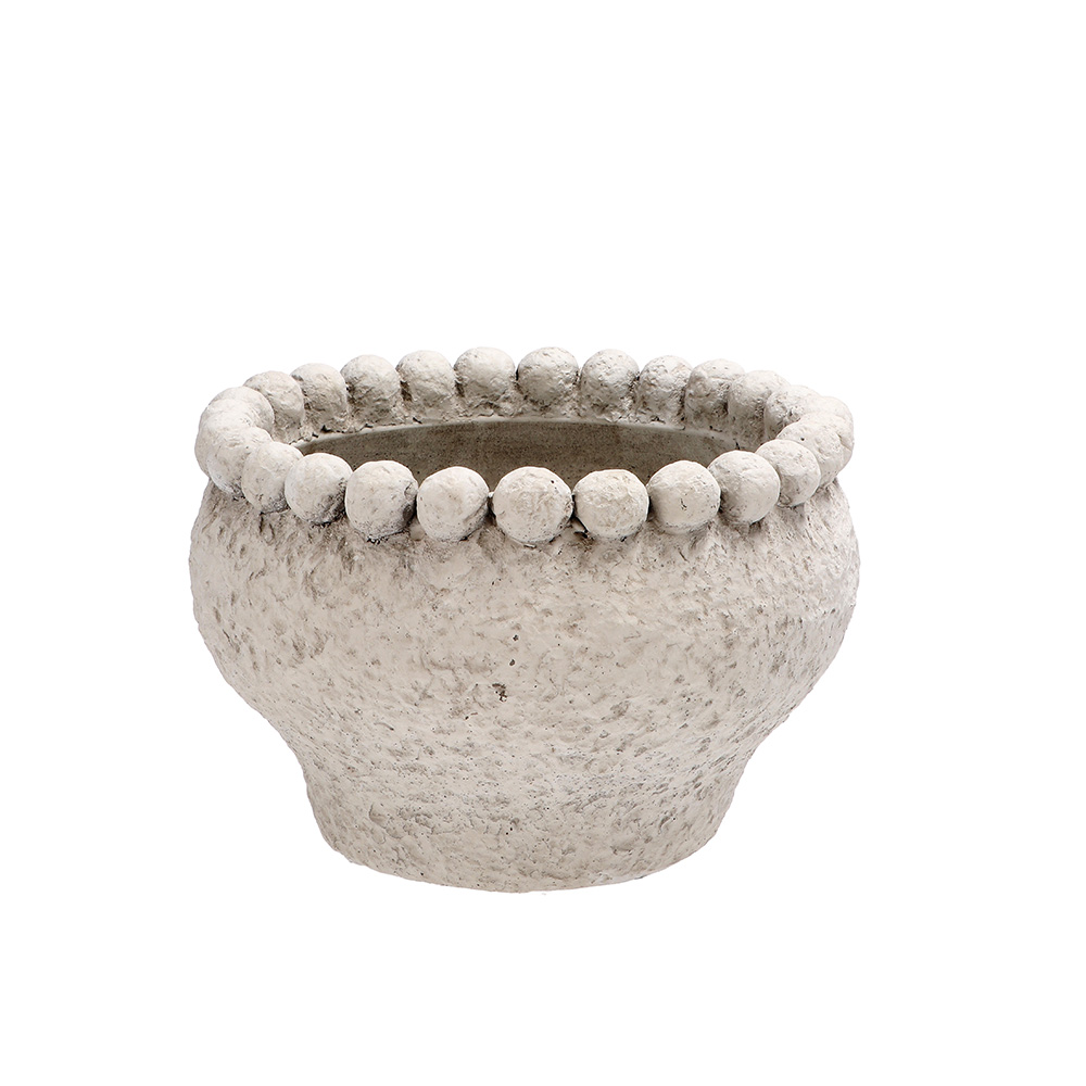 CEMENT VASE SYLLA 20.5X13.5CM